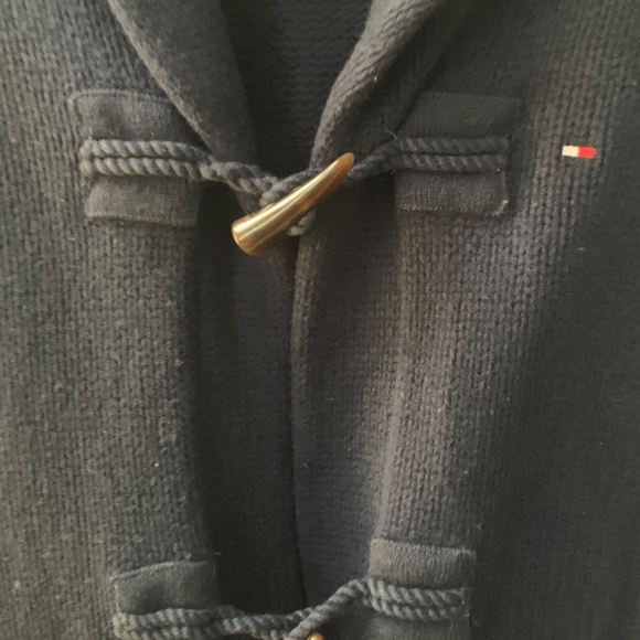 Men’s Tommy Hilfiger 100% Lambswool Cardigan Sz. M - Picture 4 of 11